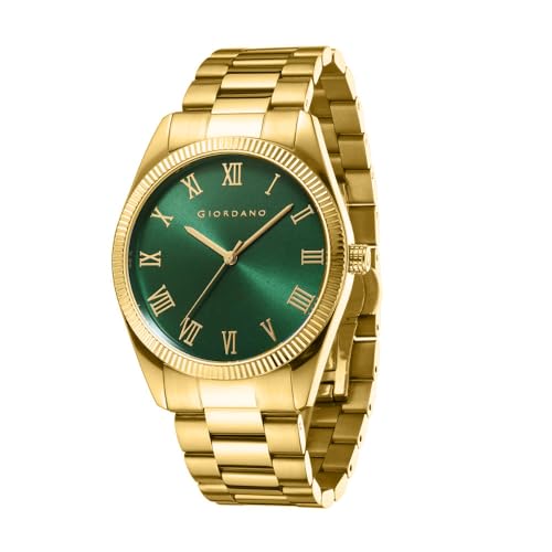 Giordano Classic Formal Analog Watch for Men with Stainless Steel Strap and Roman Numeric Indices -GZ-50112
