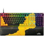 Razer Huntsman V2 Optical Gaming Keyboard:Fastest Clicky Optical Switches W/Quick Keystrokes&8000Hz Polling Rate-Doubleshot Pbt Keycaps-Dedicated Media Keys&Dial-Pubg:Battleground Edition,Wired,Black