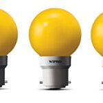 wipro 0.5W LED Lamp, Pack of 3, (N10003)