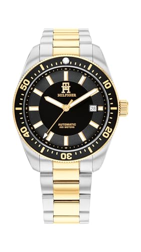 Tommy Hilfiger Men’s Automatic Two Tone Stainless Steel Watch