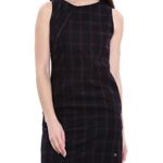 U.S. POLO ASSN. Women’s Cotton Dresses and Jumpsuit Knee-Length Dress (UWDR0059_Black_S)