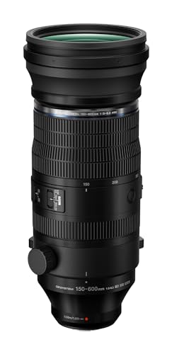 OM SYSTEM M.Zuiko Digital ED 150-600mm F5.0-6.3 is Lens | 300-1200mm Equivalent | Up to 7 Stops Sync is | IPX1 Weather Sealed | Wildlife & Bird Photography