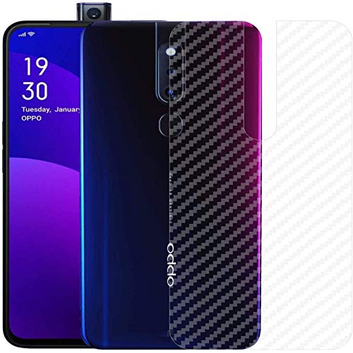 Kite Digital Compatible with Oppo F11 Pro Back Screen Protective Film Carbon Fiber Skin Transparent Screen Guard Sticker