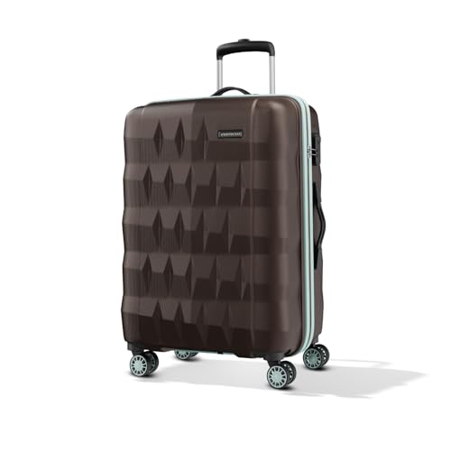 Aristocrat Comet Trolley Bag 56, 66 & 76cm | Cabin-Check-in | Hard Luggage | Smooth 8-Wheel Suitcase | Combination Lock with Sturdy Zipper | Full Fabric Convipack | 3-Year International Warranty
