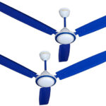 ACTIVA SUPER FAN | High Speed | 5 Star Rated | Semi-Decorative with 2 Year Warranty 1200 mm Ceiling Fan(PEPSI BLUE | Pack of 2)