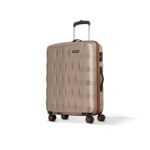 Aristocrat Comet Medium Polycarbonate Case 8-Wheel Trolley Bag, Champagne