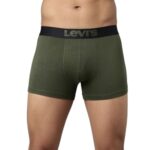 Levi’s 032 Supima Cotton Premium Trunk for Men with Tag Free Comfort, Smartskin Technology (Green)