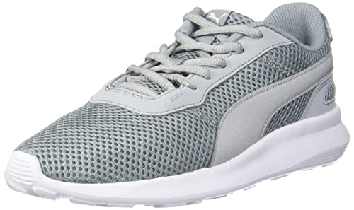 PUMA Unisex-Adult Cliff Quarry-Silver Sneaker – 3 UK (38718602)