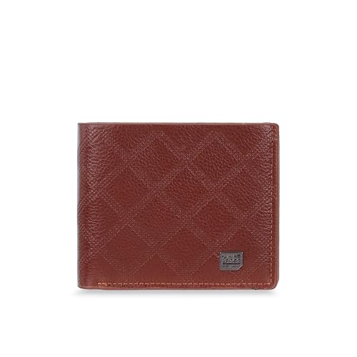 Lavie Sport Charles Bi-Fold Wallet for Men|2 Currency compartments|Holds Upto 4 Credit/ATM Cards|Transparent ID Slot|12 Months Warranty|Box Packaging for Gifting