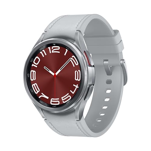 Samsung Galaxy Watch6 Classic (Smartchoice) (Silver, 43mm) | Rotating Bezel | Bluetooth | Monitor BP and ECG | Track Sleep and Health | Upto 40hrs Charge with Fast Charging | Galaxy Ecosystem | IP68