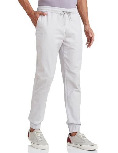 Amazon Brand – Symbol Men’s Slim Casual Pants (SYMJG-TO-01_Lt. Grey_40)