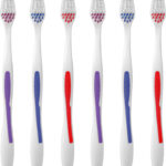 aquawhite Bristles pack of 6 beauty and Personal Care. Soft Toothbrush(Pack of 6)