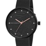 French Connection Women’s Analog Watch Black Strap-FCN00038H