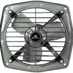 Bajaj Bahar 150 MM Exhaust Fan | Strong Metal Body | High Air Delivery | Low Energy Consumption | Comes With Bird Guard | Easy To Mount | 2 Yrs Warranty 【Metallic Grey】