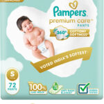 Pampers Premium Care Pant Diapers – S(72 Pieces)