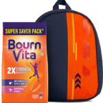 Bournvita Chocolate Nutrition Drink Pouch with Bagpack(1 kg)