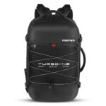 Gear Turbo 21″/45L Large Water Resistant Anti theft Laptop Backpack with Raincover | Backpack | Daypack |Briefcase | Travel Bag For Men/Women (Black – Black)