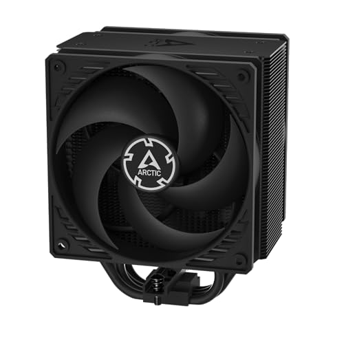 ARCTIC Freezer 36 Black – Tower CPU Cooler with Push-Pull, Two Pressure-optimised 120 mm P Fans, Fluid Dynamic Bearing, 200–1800 RPM, 4 Heatpipes, incl. MX-6 Thermal Compound