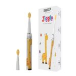 beatXP Jiggle Sonic Electric Toothbrush For Kids With 2 Brush Heads & 3 Cleaning Modes|Rechargeable Electric Toothbrush|20500 Strokes/Min With Long Battery Life (Snowy White), 1 count