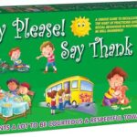 Creative’s Say Please Say Thank You, Educational Board Game, Good Manners & Social Skills Learning Game,Teaches Courtesy, Respect, Kindness & Positive Behaviour, Classroom Game for Kids Age 4+