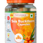 PATANJALI Sea Buckthorn Capsules | Supplement for Heart Health, Immunity & Skin Care(2 x 30 Capsules)
