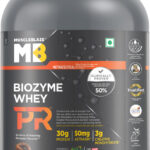 MUSCLEBLAZE Biozyme Whey PR with Creatine Monohydrate & AstraGin Whey Protein(907 g, Molten Chocolate Cake)