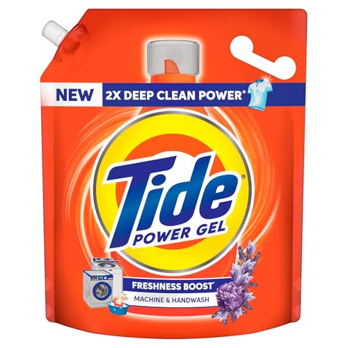 Tide Power Gel Liquid Detergent for Top Load & Front Load – 3.2kg | 2x Deep Clean Power | Removes Stains & Dirt | Freshness Boost | Fresh Fragrance