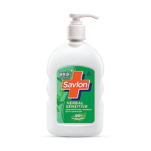 Savlon Herbal Sensitive pH balanced Liquid Handwash, 200ml