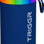 TRIGGR Roar 10 with RGB Lights, Fabric Exterior, TWS & FM Mode, 8H Playtime 10 W Bluetooth Speaker(Cobalt Blue, Mono Channel)
