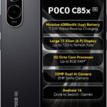 POCO C85x (Elite Black, 64 GB)(4 GB RAM)
