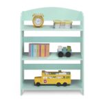 USA Kids Bookshelf Wooden Front Facing Book Display 3 Shelf Organizer