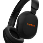 TRIGGR Trinity Neo with 80H Playtime, Dual Pairing, ENC, Fast Charging, Bluetooth v6.0 Bluetooth(Cosmic Black, On the Ear)