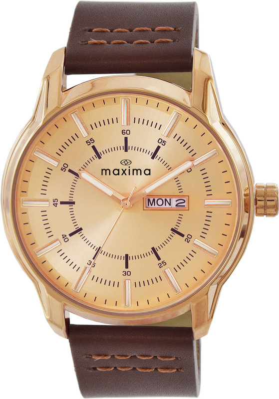 MAXIMA Attivo Attivo Rose Gold Analog Watch  – For Men