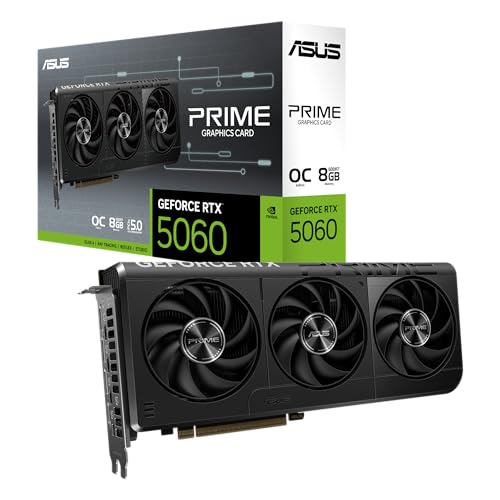 ASUS Prime GeForce RTX 5060 8GB GDDR7 OC Edition Video Card PRIME-RTX5060-O8G