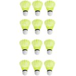 Haarlosy Facto Power (Pack of 5), Badminton Shuttle Cock, Green Color, Plastic Make with Cork On The Face (Low Speed)