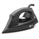 Orient Electric Fabriglide 1000W Electric Dry Iron for Clothes with German Weilburger Soleplate | Multi-Fabric Temperature Control | Uniform Heating | 2-Year Warranty by Orient| Black & Grey