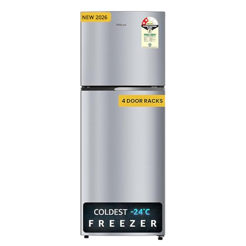 Whirlpool 235 L 2 Star Frost-free inverter Double Door Refrigerator (NEO SP278 PRM LUNAR STEEL(2S, 2026 Model)-Y, 2026 Model)