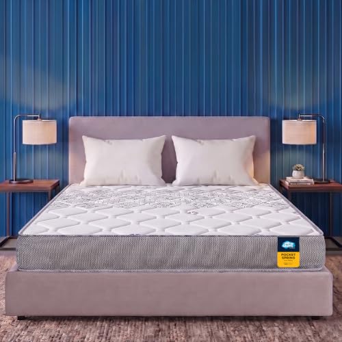 Centuary Mattresses Sleepables 10 Inch Multi Layered Pocket Spring Queen Mattress (72x60x10)