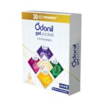 Odonil Gel Pocket – 50g (10g X5) | Pack of 5 Assorted Fragrances | Infused with Essential Oils | Germ Protection | Lasts Up to 30 Days | Air Freshener for Bathroom, Toilet, Home & Office.