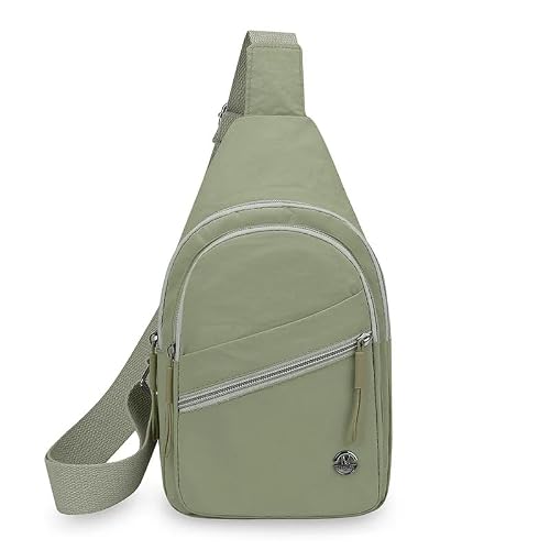 SOKT Travel Crossbody Chest Bags for Women Sling Bag for Stylish Shoulder Purse with Adjustable Strap Gift for Girls (GREEN)