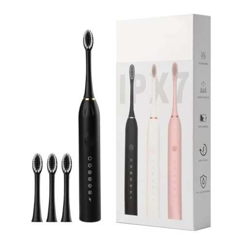Multicolor Plastic Standard Toothbrush – Battery Powered Vibrating Clean, 1 Count – Durable Lightweight Design, Comfortable Grip, Soft Bristles, Ideal for Daily Oral Care, Travel Friendly