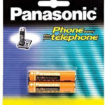 Panasonic Rechargeable Ni-MH AAA  For Cordless Phone And Toys  Battery(Pack of 2)
