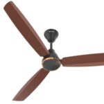 Polycab Wizzy Vibe 1200mm 5-Star BLDC Ceiling fan for Home with Remote| Energy Saving | High Air Delivery | 3+1 yr Warranty [Earth Brown]