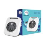 Wipro Flex Box Extension Cord with Universal 3-Pin(1 Unit) & 2-Pin(2 Units) Sockets, with Master Switch & Indicator |4 mtr Copper Wire|Aesthetic Desk Setup for Home & Office | Pack of 1