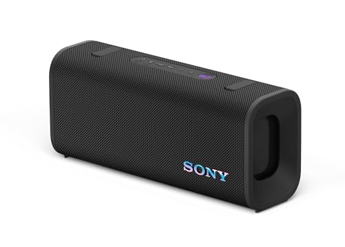 Sony ULT Field 3 Bluetooth Speaker, 48W Massive Bass, 24Hr Battery, IP67 Water/Dust/Shock/Rustproof, Hands-Free Calling, Quick Charge, Strap-Black
