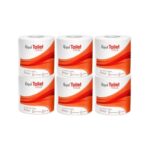 Royal Toilet Tissue Paper Roll | 1800 Pulls (300 x 6 Rolls) | Tissue Paper Roll, Toilet Paper Roll 2-Ply Soft & Strong Bathroom Tissue | Highly Absorbent & Hygienic Toilet Paper