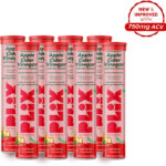 The Plant Fix Plix Apple Cider Vinegar Effervescent Tablet | With Mother | 750mg ACV(8 x 15 Tablets)