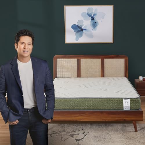 Livpure Smart Regal Orthopaedic Plush Mattress with Latex and Charcoal Foam |Medium Firm |5 Zone HR Foam Advanced Cooling| Luxury Serene Fabric | 10 Year Warranty |Single Size Bed: 36x72x6 Inch