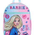 STRIDERS Barbie School Bag Dreams in Style for Kids – Stylish, Trendy Backpack with Padded Comfortable Straps & Spacious Compartments – Ideal for Little Fashionistas – Age 2–4 Years – 13 inches