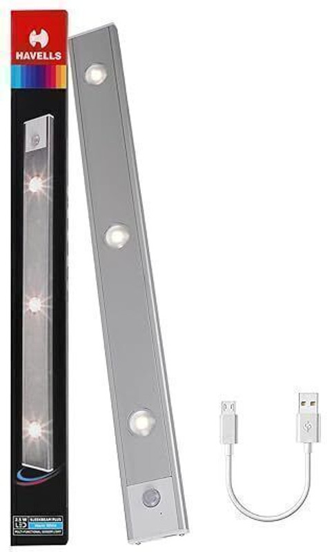 HAVELLS LTS SLEEKBEAM PLUS L 400 MM 2.5W MOTION SENSOR Ceiling Light Ceiling Lamp(White)